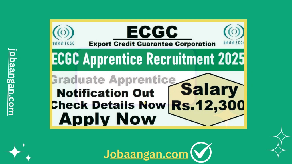 ECGC Apprentice Recruitment 2025