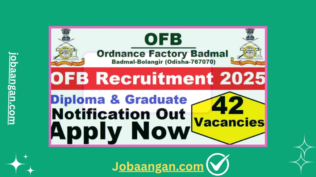 Ordnance Factory Badmal Recruitment 2025