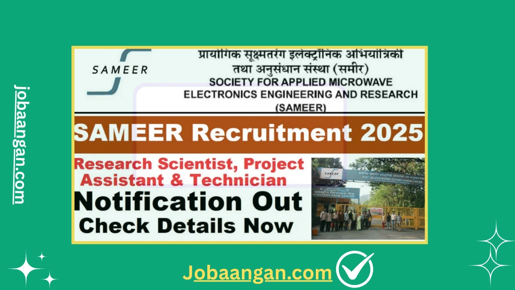 SAMEER Recruitment 2025