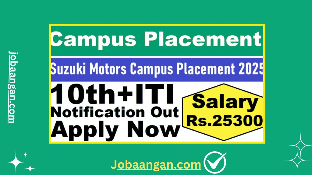 Suzuki Motors Campus Placement 2025
